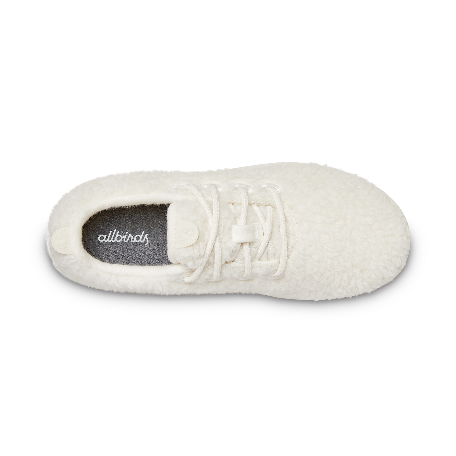 Smallbirds Wool Runners - Big Kids - Natural White Fluffs (Natural White Sole) - Image 3
