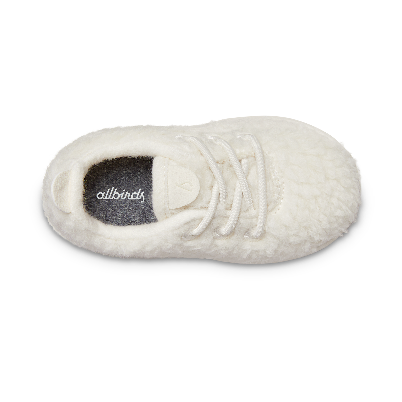 Smallbirds Wool Runners - Little Kids - Natural White Fluffs (Natural White Sole) - Image 3
