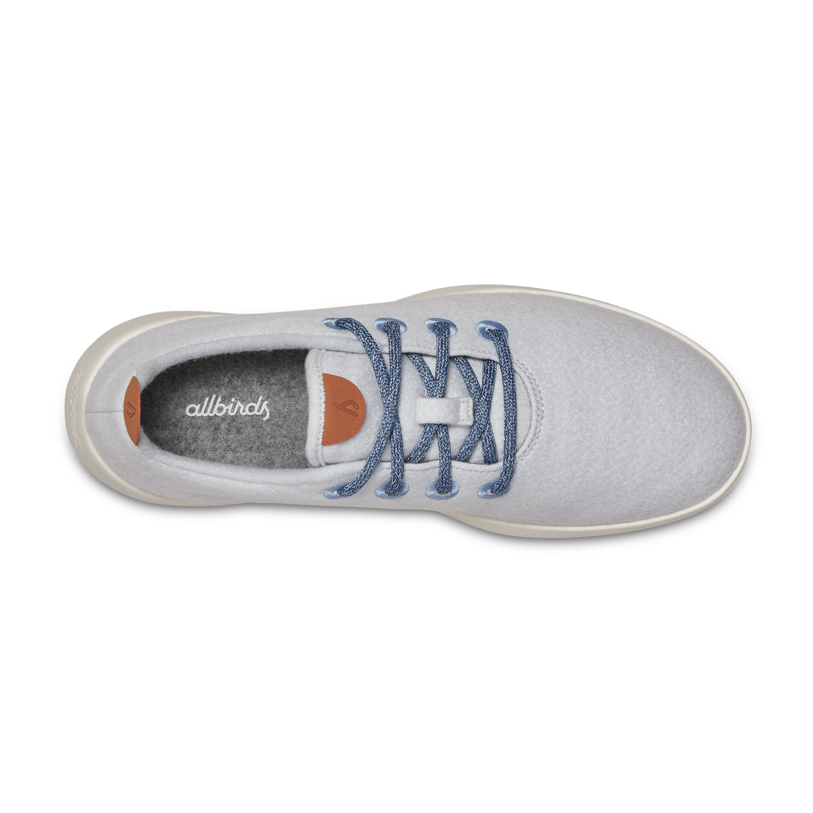 Men's Wool Runners - Frost Blue (White Sole) - Image 3